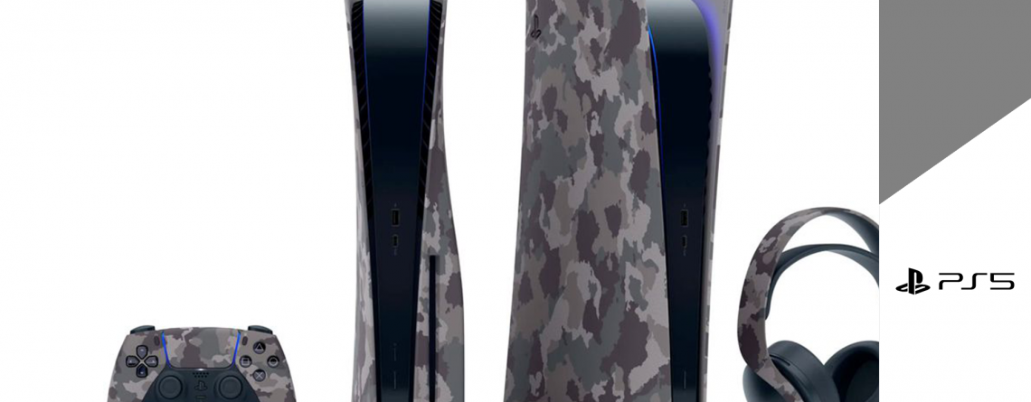 PS5 Grey Camouflage Collection Has Announced