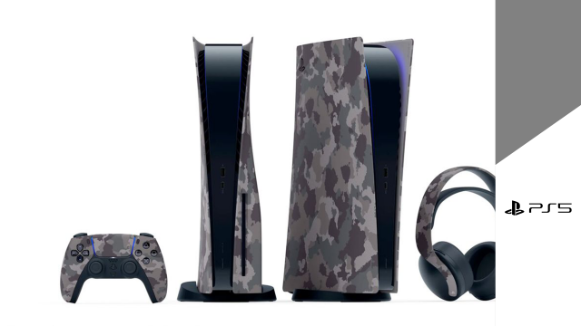 PS5 Grey Camouflage Collection Has Announced