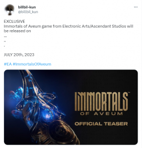 EAs Immortals of Aveum Gets Potential Release Date and Details